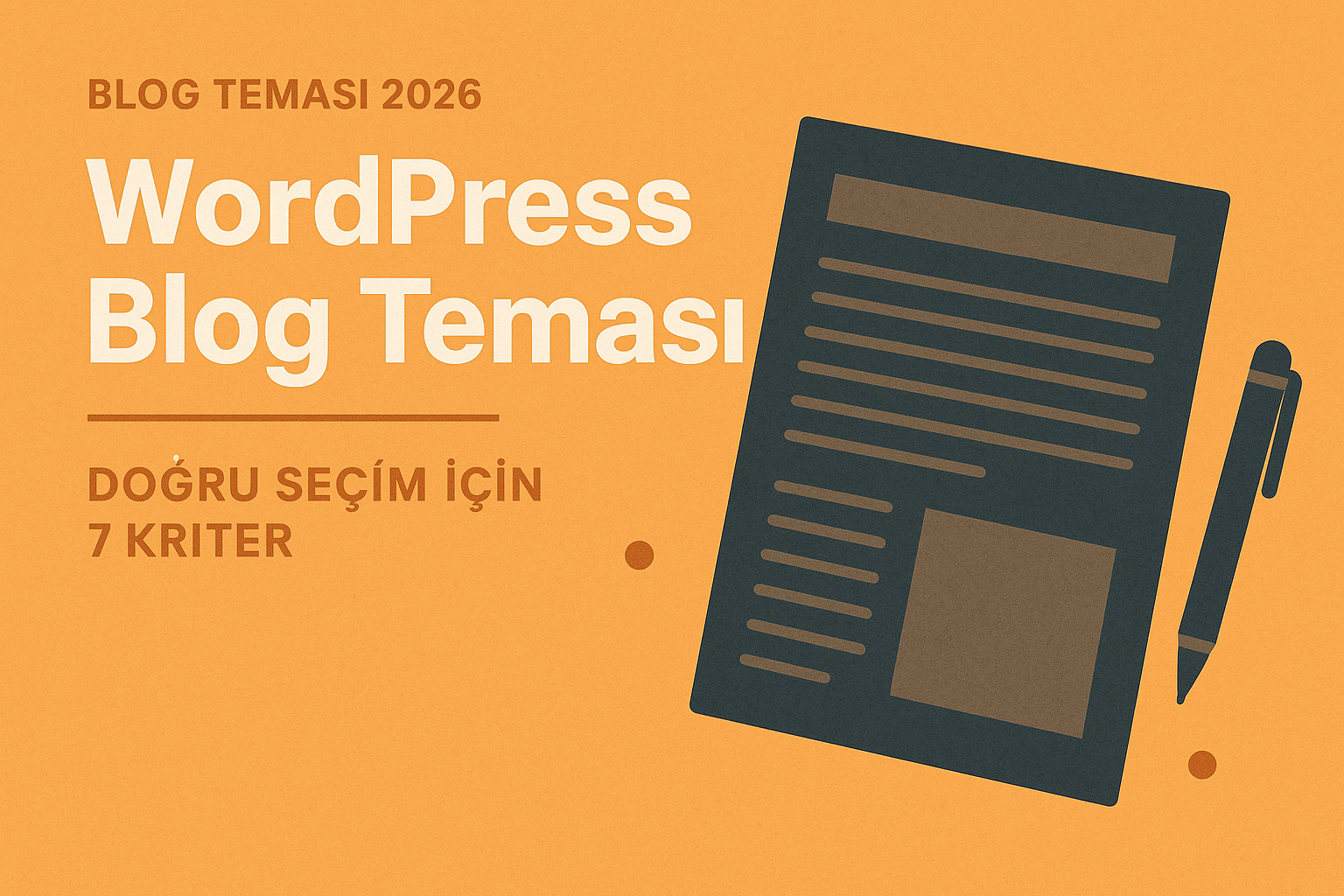 WordPress Blog Teması Nasıl Seçilir? Hızlı ve SEO Uyumlu Site için Rehber