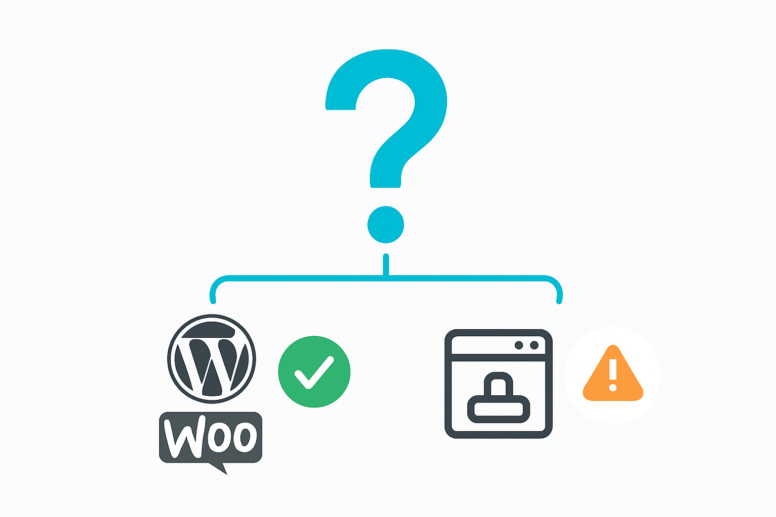 Wordpress Ve E-Ticaret Platform Seçimi Karar Diyagramı
