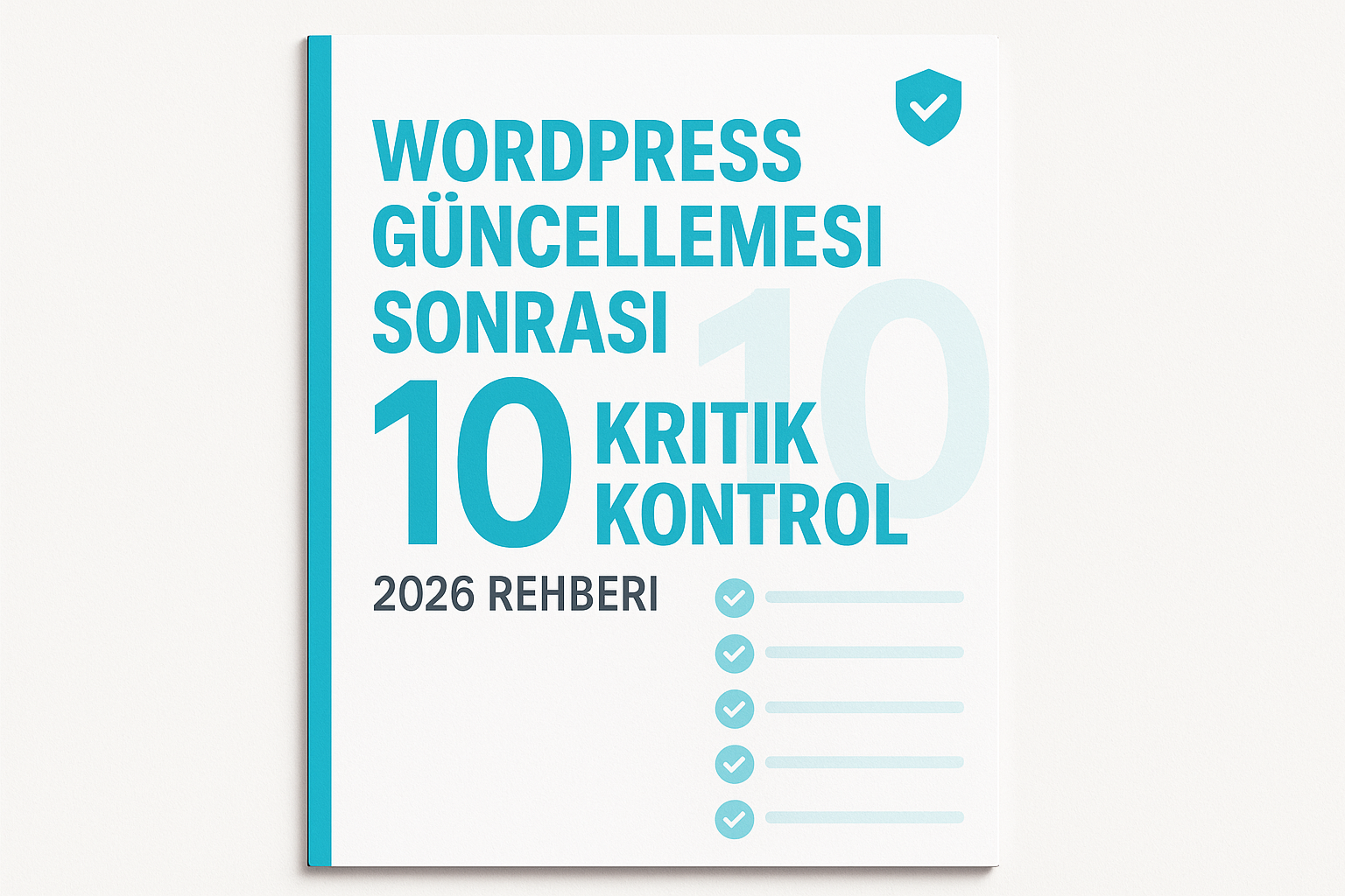 Wordpress Güncellemesi Sonrası 10 Kritik Kontrol Rehberi 2026