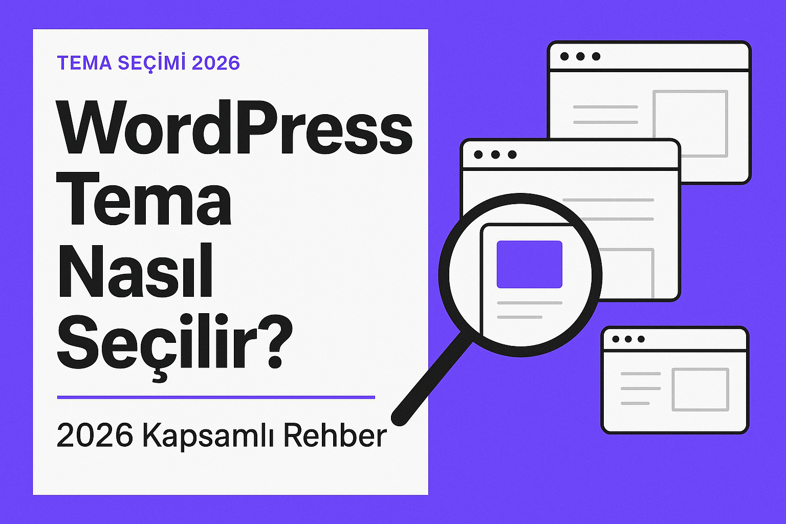 Wordpress Tema Nasıl Seçilir 2026 Kapsamlı Rehber