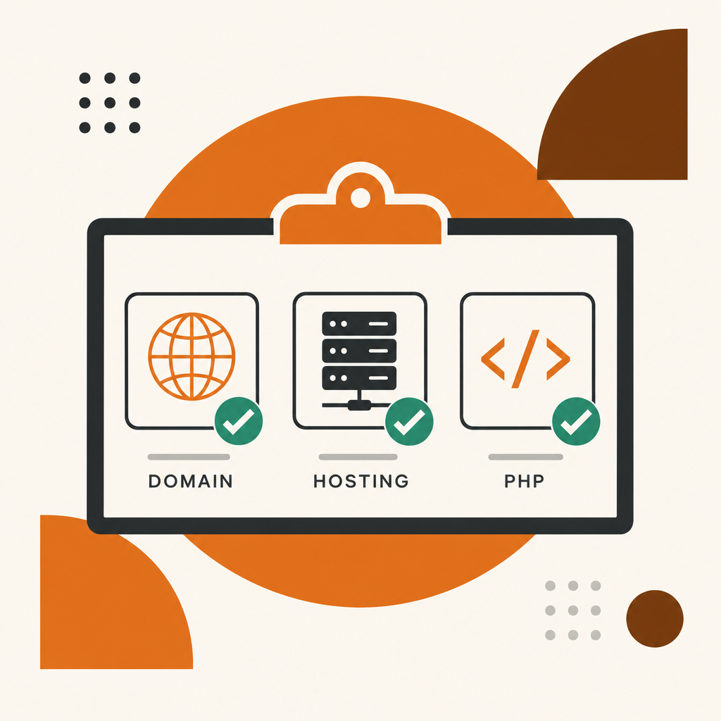 Kurulum Öncesi Kontrol Listesi: Domain, Hosting, Php — Wordpress Kurulumu